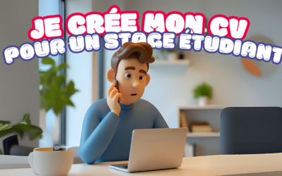 Je crée mon CV pour un stage étudiant
