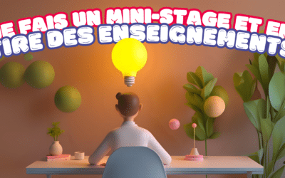 Je fais un mini-stage et en tire des enseignements